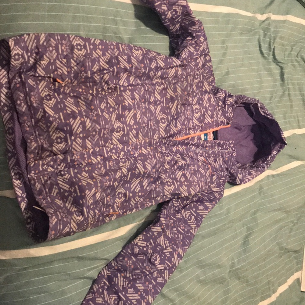 Columbia XL girls rain jacket